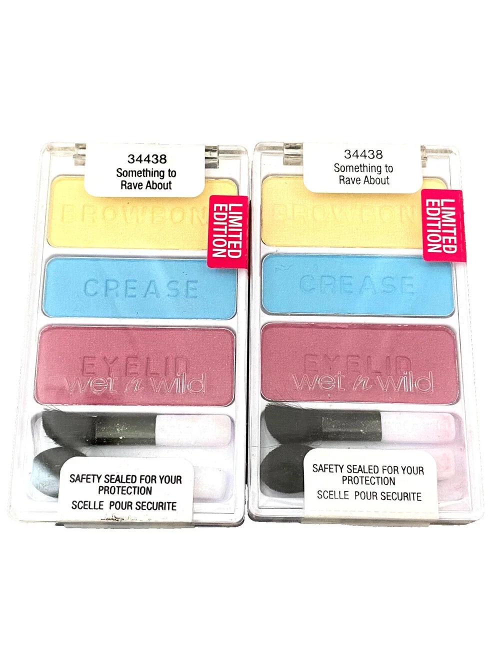 Lot of 2: Wet n Wild Color Icon Eye Shadow Trio 34438 Something to Rave About